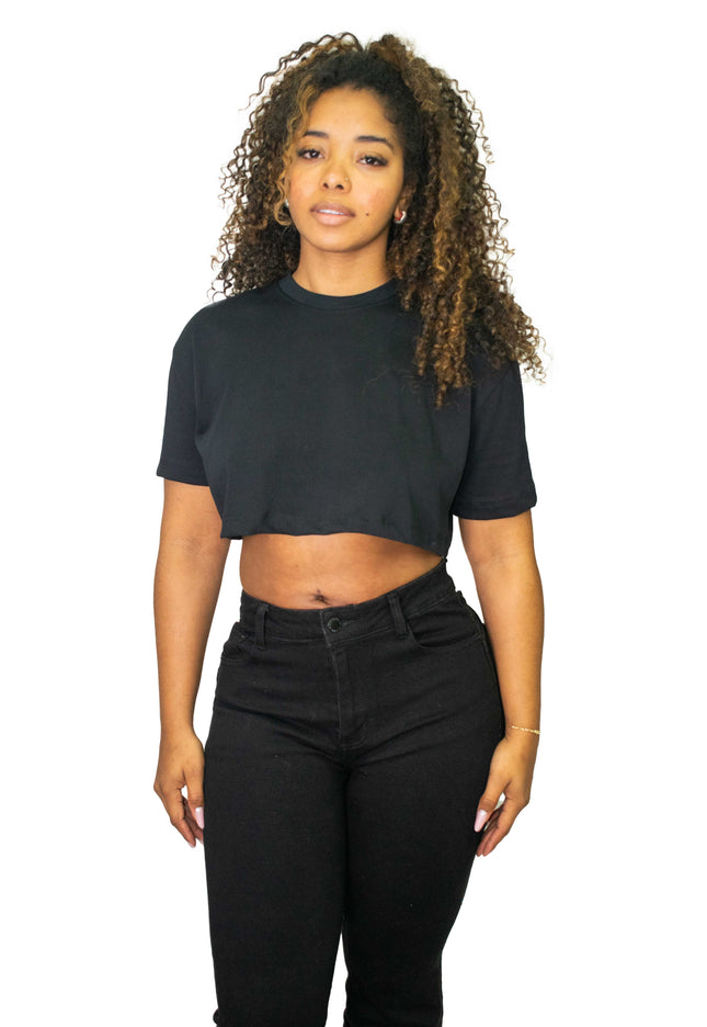 WSYD Crop Oversize Tee Women
