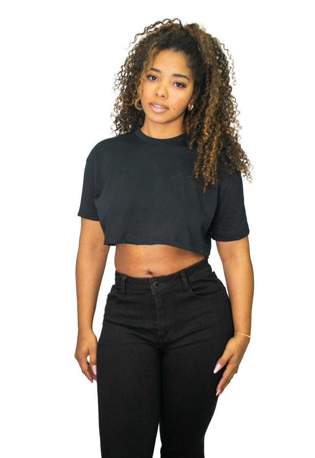 WSYD Crop Oversize Tee Women
