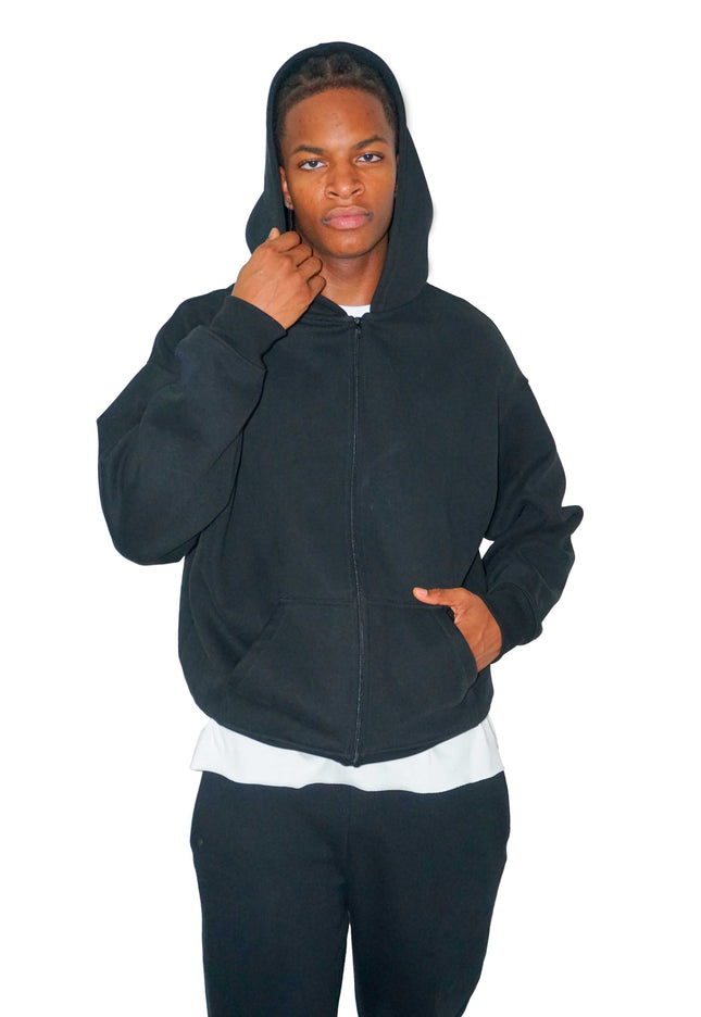 WSYD Zip-Up Oversize Hoodie 600 gsm